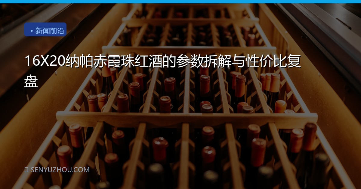 16X20纳帕赤霞珠红酒的参数拆解与性价比复盘